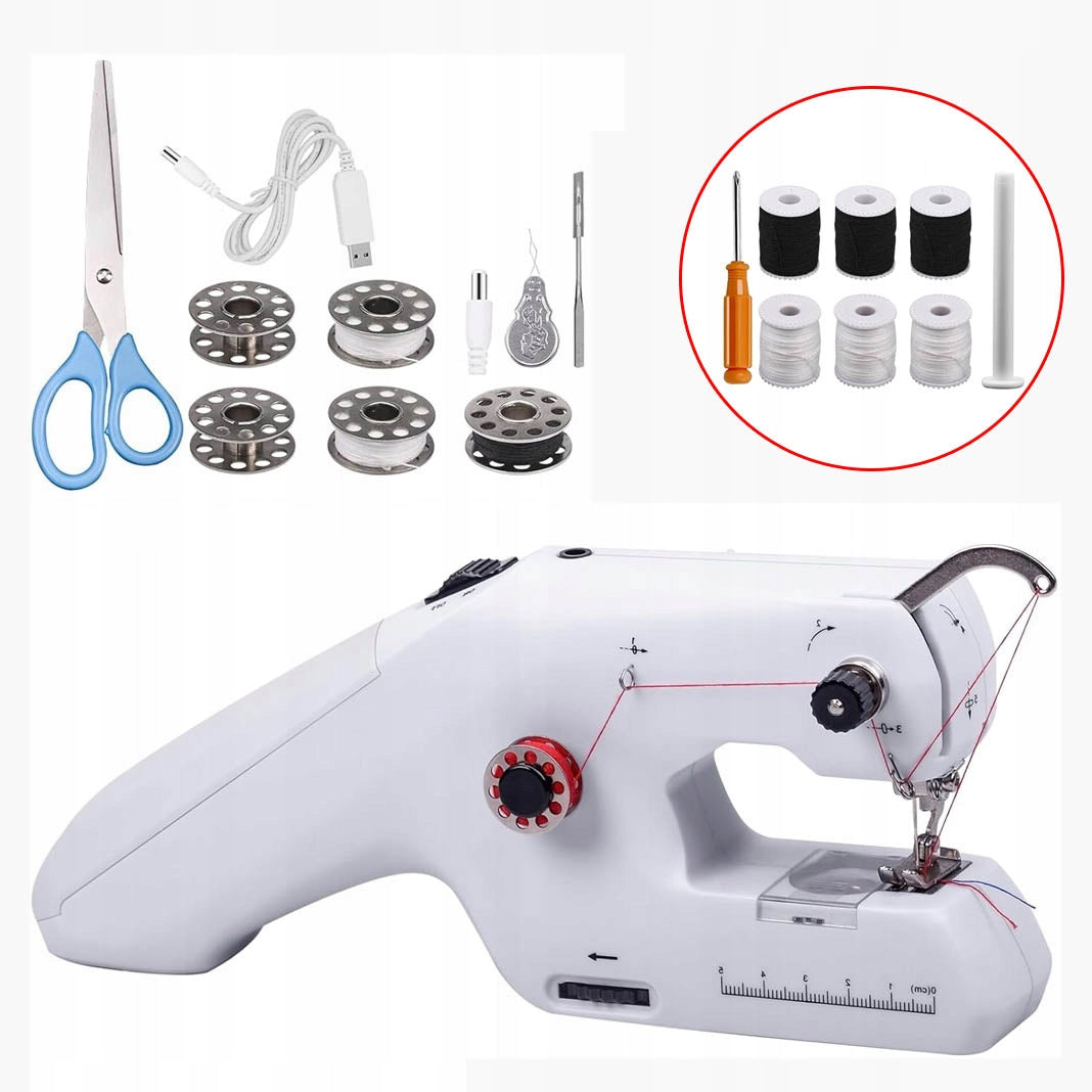 PORTABLE ELECTRIC HAND SEWING MACHINE SMALL MULTIFUNCTIONAL USB