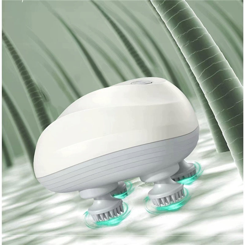 PORTABLE ELECTRIC MASSAGER FOR SCALP AND WHOLE BODY WATERPROOF Packaging status original