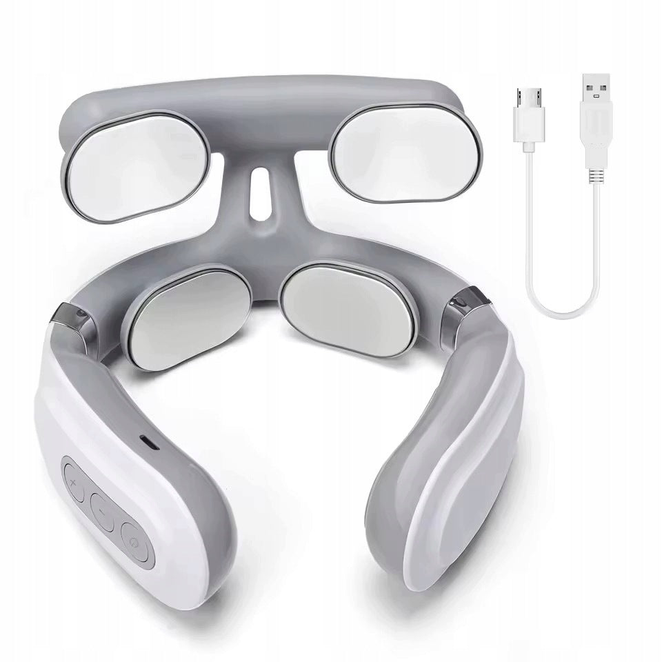 PORTABLE ELECTRIC NECK PULSE NECK MASSAGER, 6 MODES AND 16 INTENSITY Medical device no
