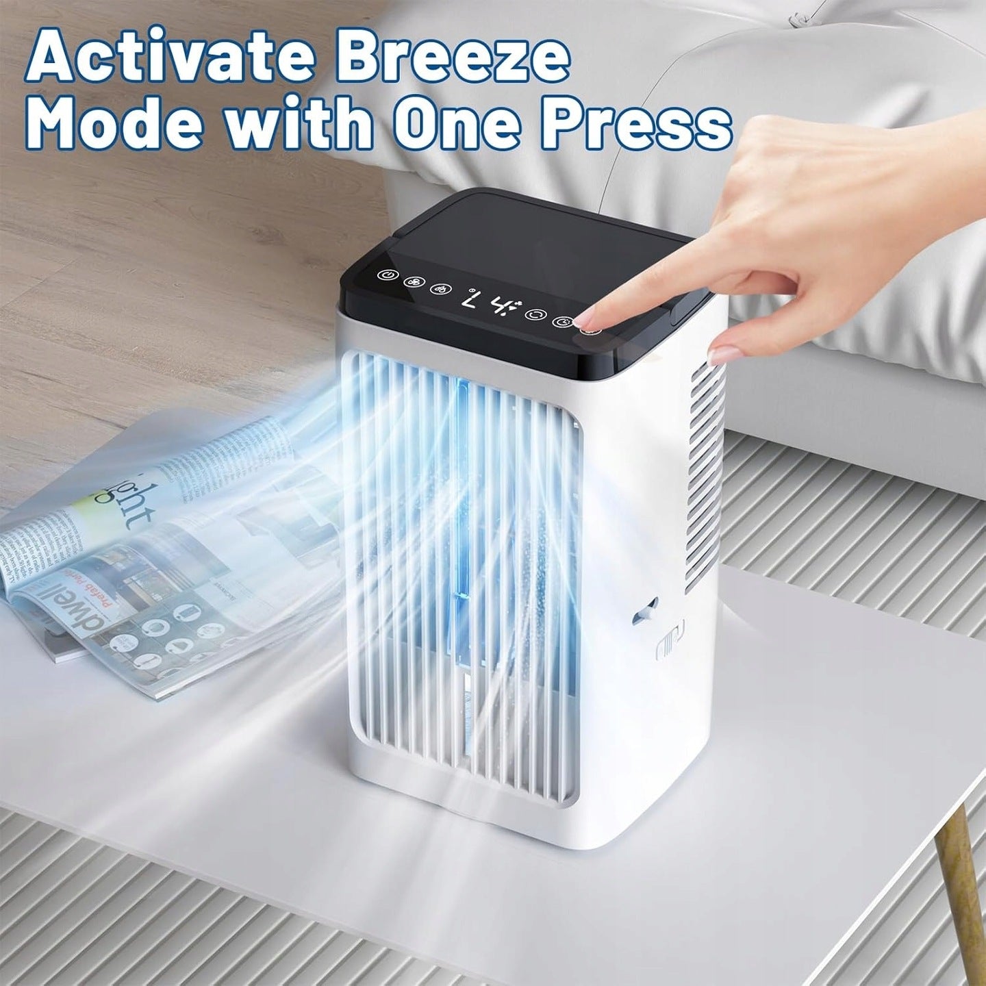 PORTABLE FAN AIR CONDITIONER K70 AIR COOLER with TIMER Brand Aircooler