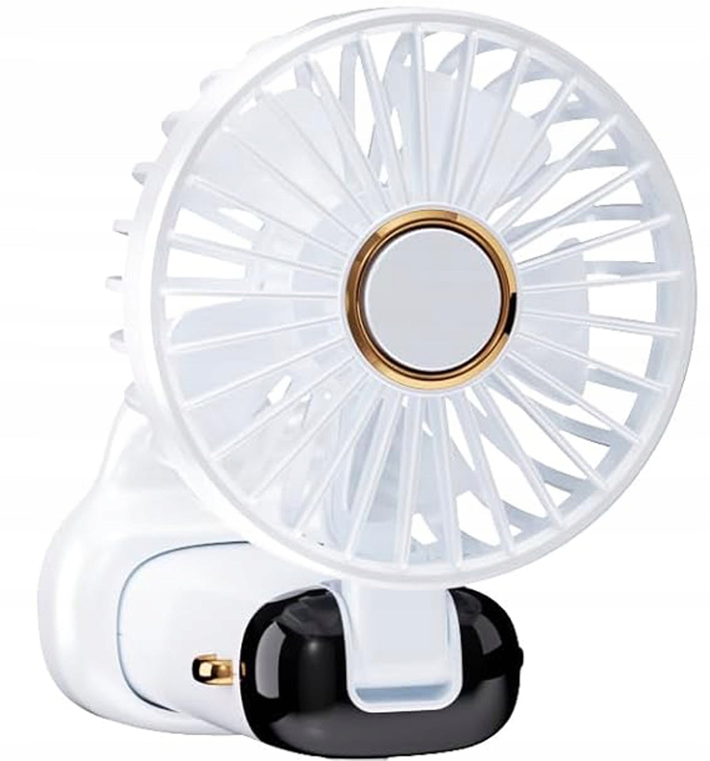 PORTABLE FAN DESK FAN QUIET POWERFUL 5 MODES PER BATTERY Packaging status original