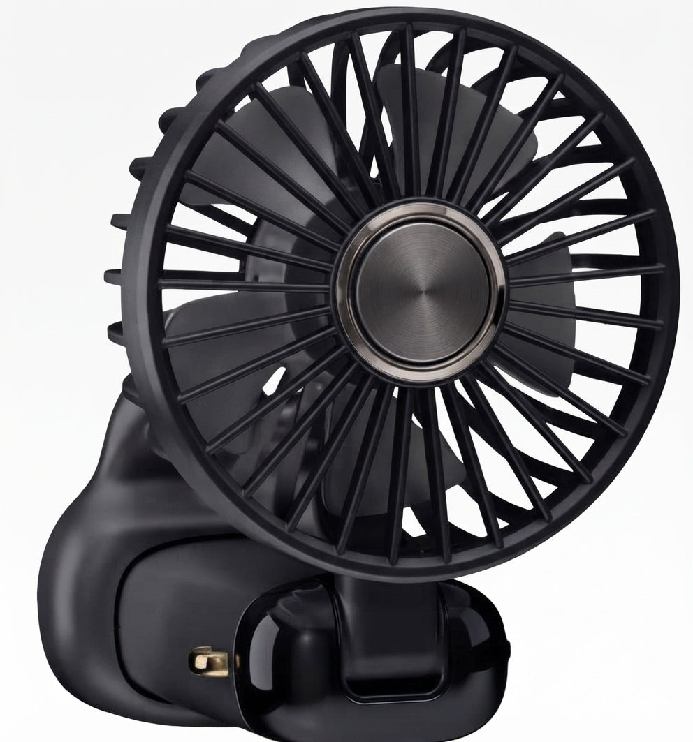PORTABLE FAN DESK FAN QUIET POWERFUL 5 MODES PER BATTERY Packaging status original
