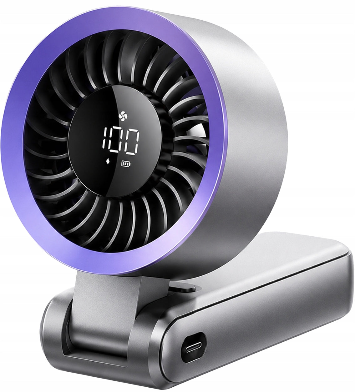 PORTABLE FAN MINI DESK FAN QUIET HANDHELD 3600mAh 100 mode Fan type mini