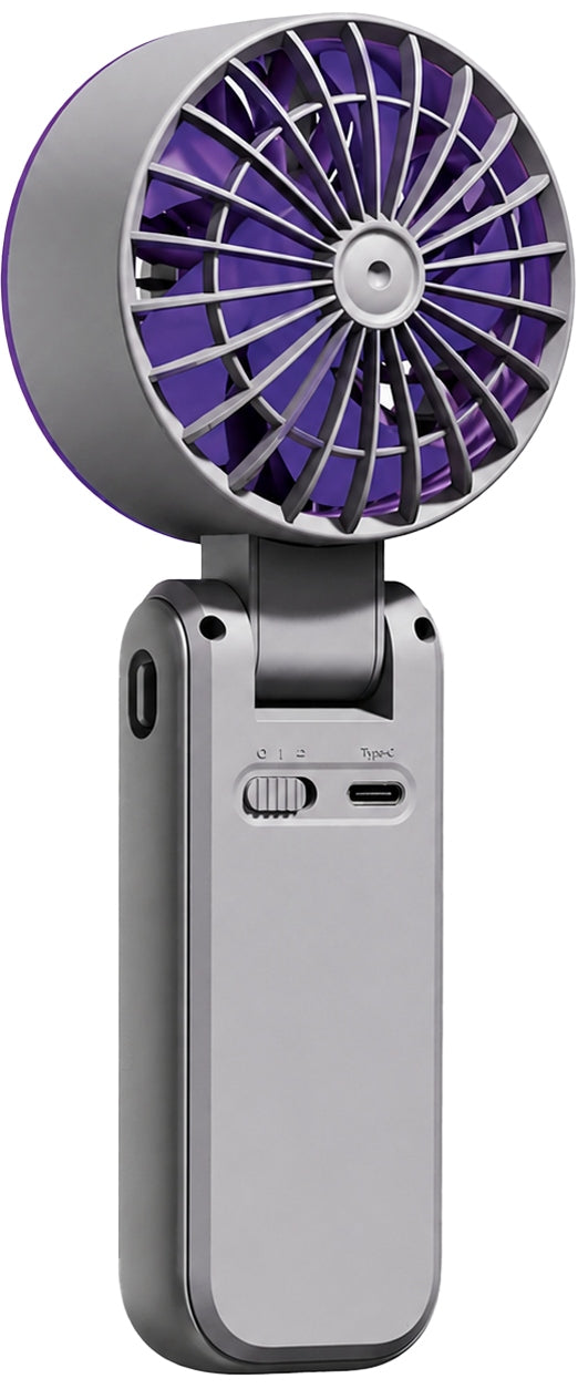 PORTABLE FAN MINI DESK FAN QUIET HANDHELD 3600mAh 100 mode Model TS3422