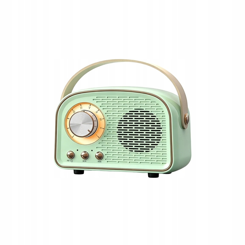 PORTABLE FM BLUETOOTH RETRO KITCHEN RADIO WITH USB, SD & AUX INPUTS - MP3 PLAYBACK - BATTERY POWERED