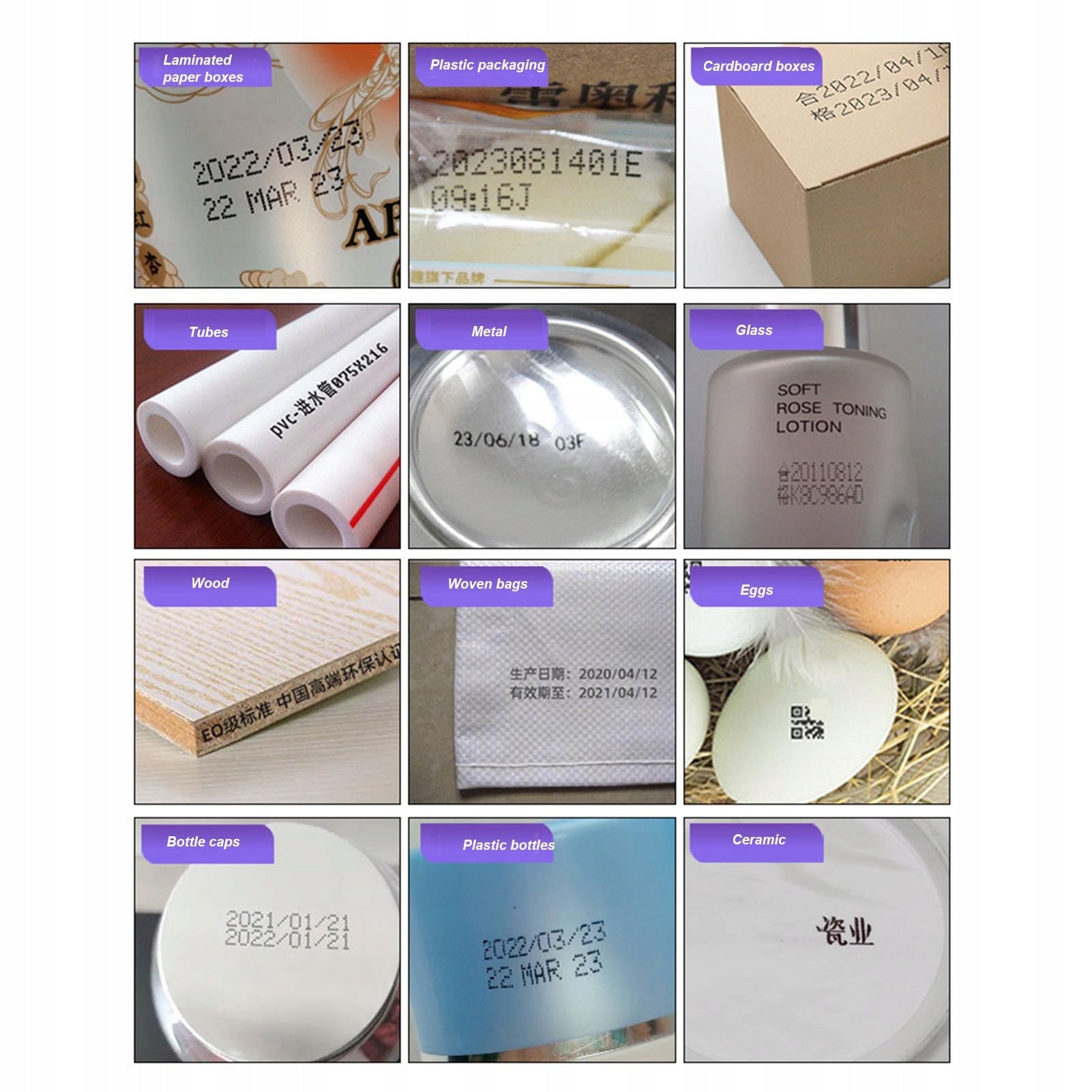 PORTABLE HAND INKJET PRINTER FOR MARKING CODE DATES EAN QR NUMBER Manufacturer code 101923000233
