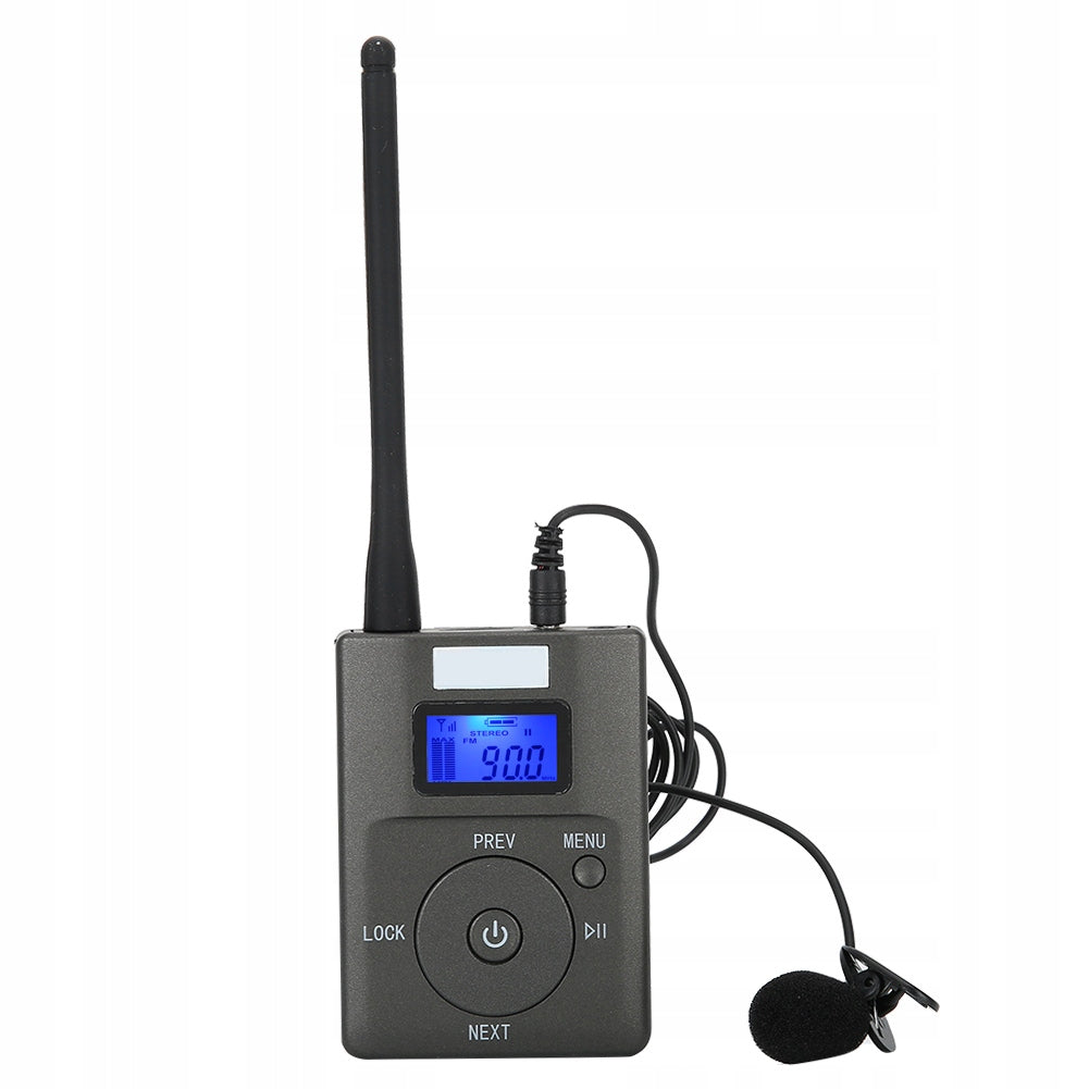 PORTABLE HANDHELD FM TRANSMITTER CAR TRANSMITTER 60MH -108MHZ