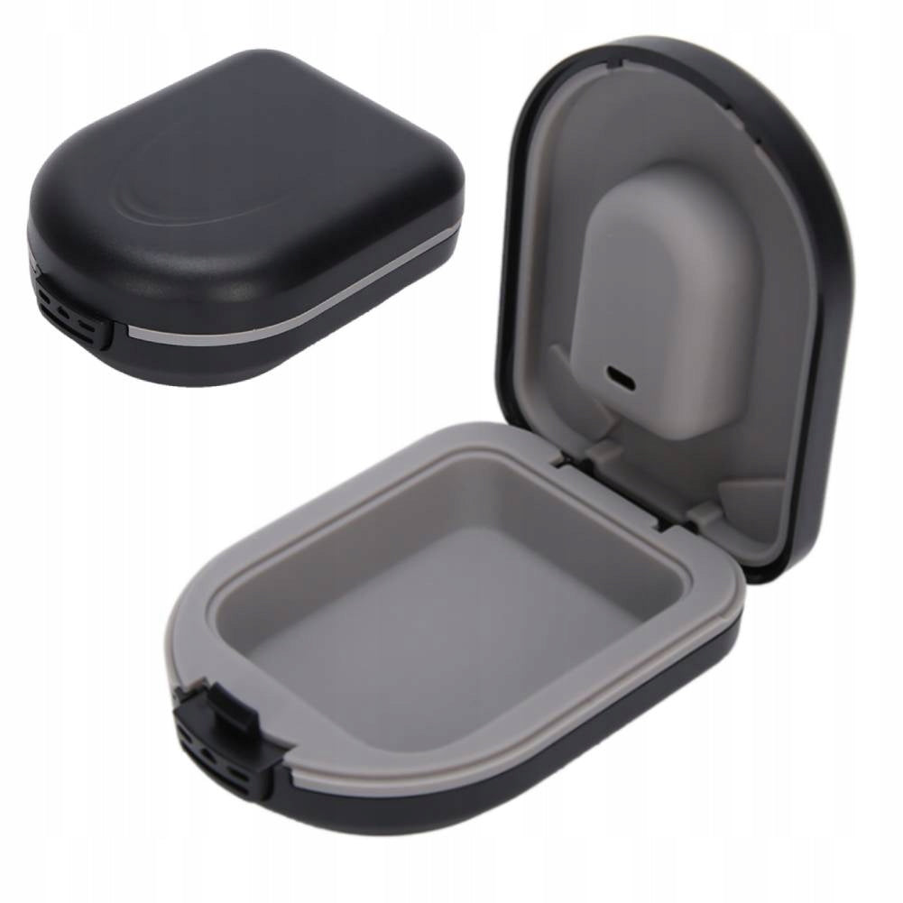 PORTABLE HEARING AID BOX WATERPROOF BLACK 6,5X5X2,5 CM