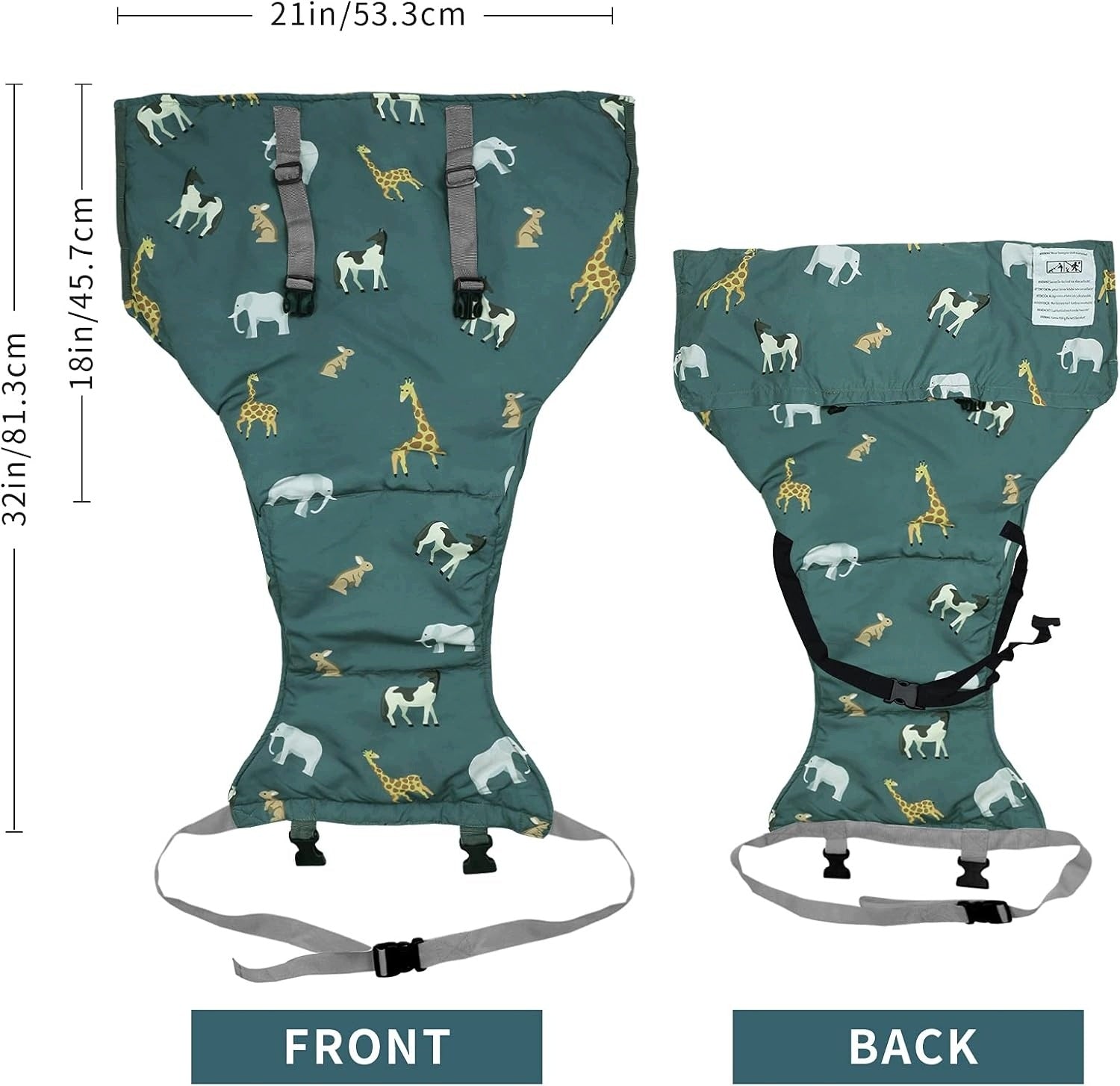 PORTABLE HIGHCHAIR ADJUSTABLE SAFE WASHABLE