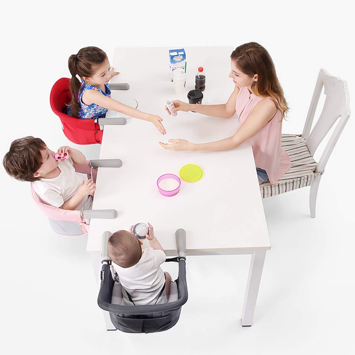 PORTABLE HIGHCHAIR FEEDING SEAT ATTACHED TO TABLE GREY SONARIN Z2 Packaging status original