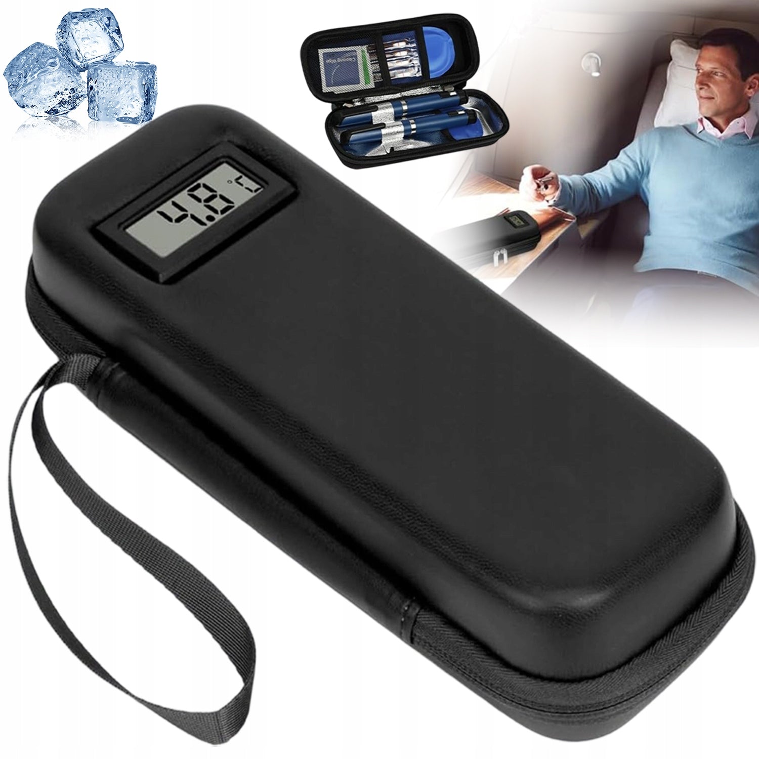 PORTABLE INSULIN REFRIGERATOR FOR DRUGS