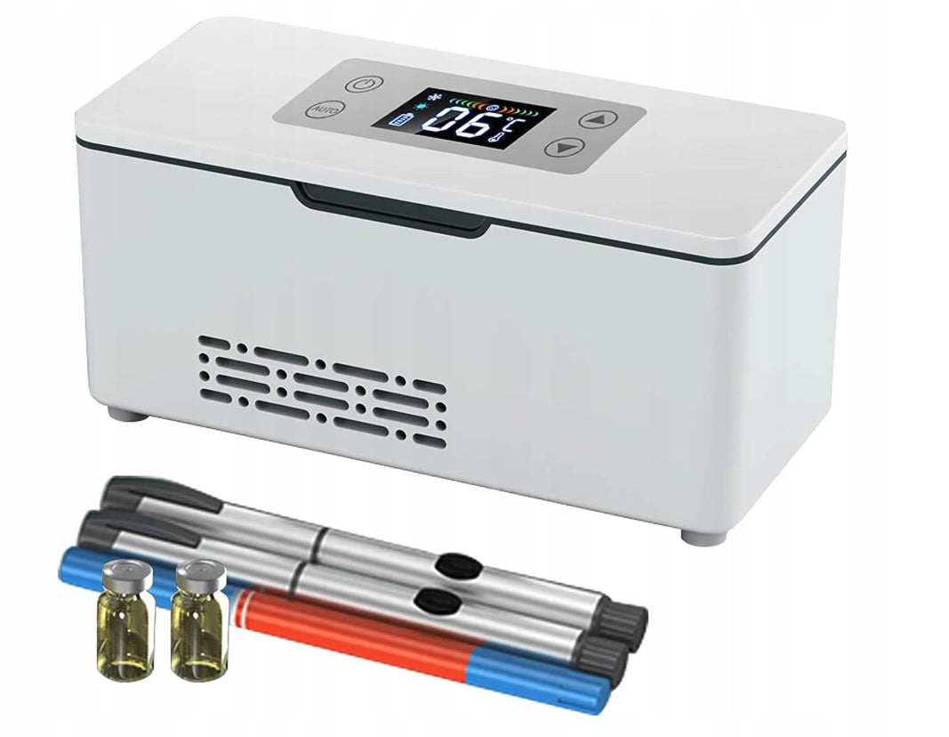 PORTABLE INSULIN REFRIGERATOR MEDICINE INSULIN REFRIGERATOR WITH LARGE BATTERY