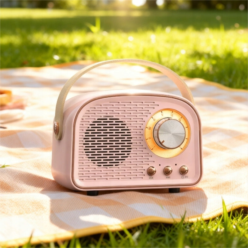 PORTABLE KITCHEN RADIO FM BLUETOOTH RETRO USB SD AUX MP3 FOR BATTERY Product weight with unit packaging 0.5 kg