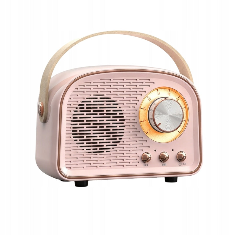 PORTABLE KITCHEN RADIO FM BLUETOOTH RETRO USB SD AUX MP3 FOR BATTERY
