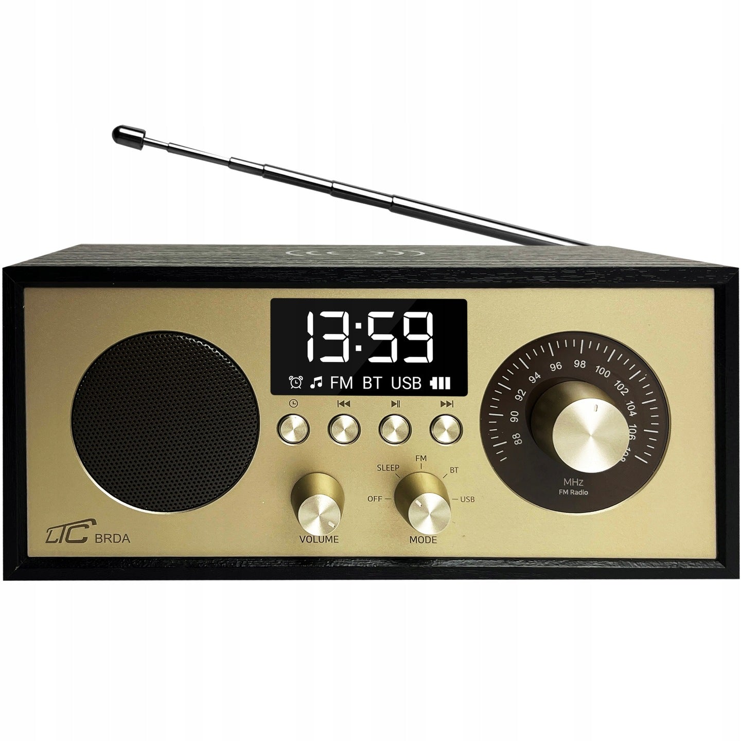 PORTABLE KITCHEN RADIO RETRO BLUETOOTH BATTERY INDUCTION CHARGER EAN (GTIN) 5902270791013
