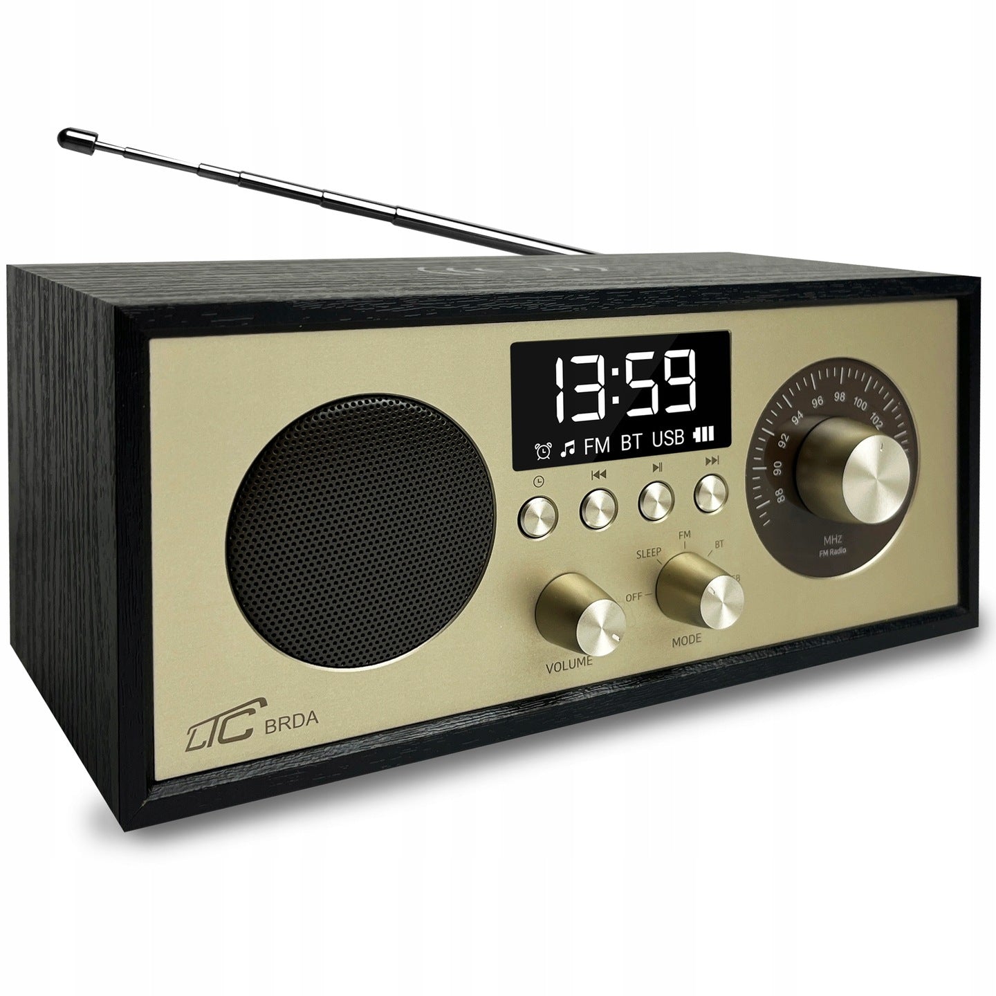 PORTABLE KITCHEN RADIO RETRO BLUETOOTH BATTERY INDUCTION CHARGER Manufacturer code LTC511C