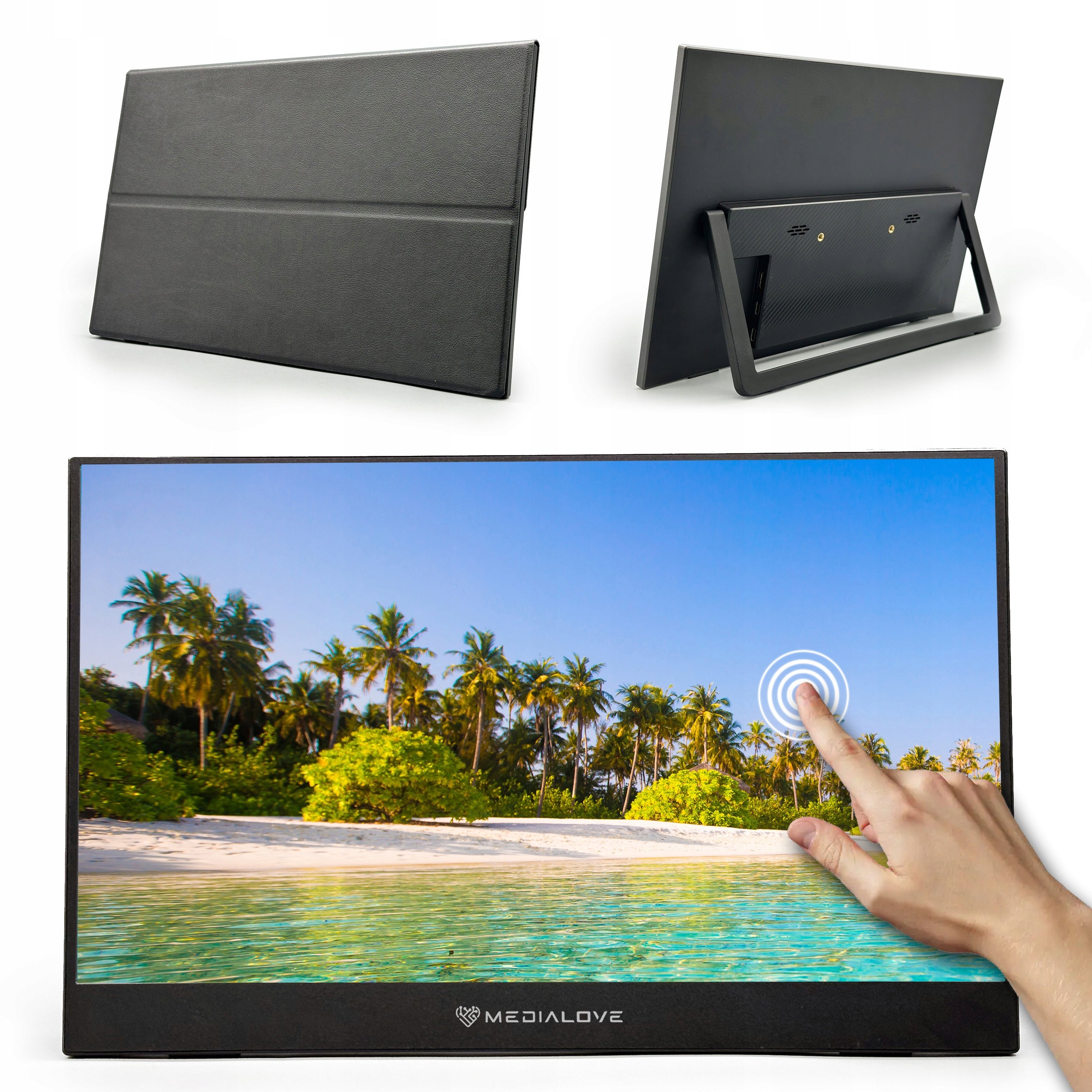 PORTABLE LED MONITOR TOUCH FOR LAPTOP PHONE 15,6 INCH TOUCH PORTABLE