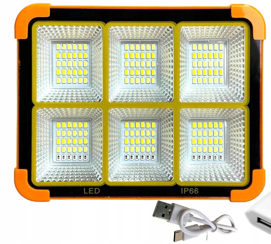 PORTABLE LED WORKSHOP LAMP SOLAR PORTABLE HALOGEN Brand Azaris