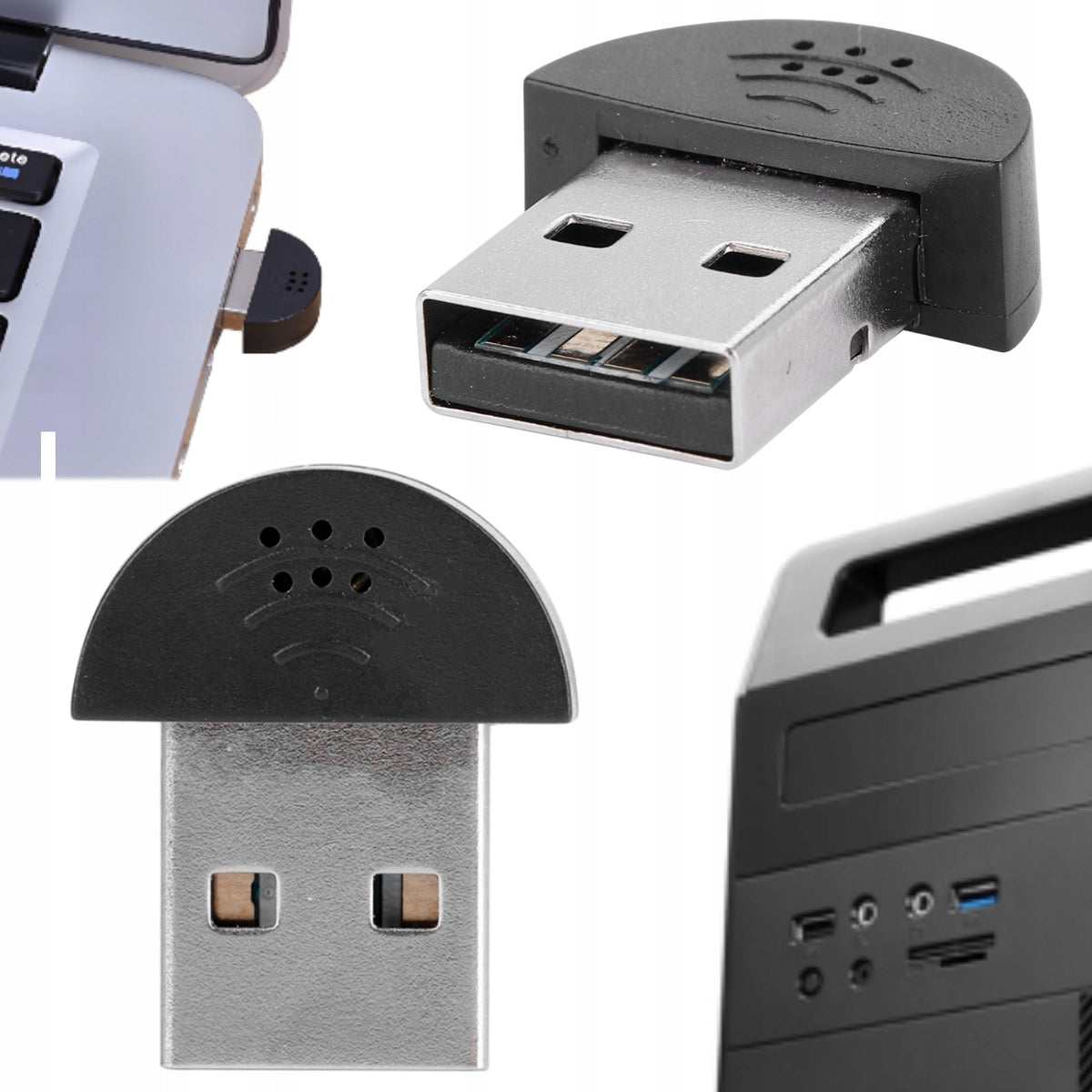 PORTABLE MINI COMPUTER WIRELESS MICROPHONE FOR PC AND LAPTOP USB Manufacturer code 172968423