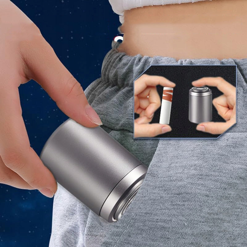 PORTABLE MINI POCKET ELECTRIC SHAVER FOR MEN USB + TOOTHBRUSH Brand Zree