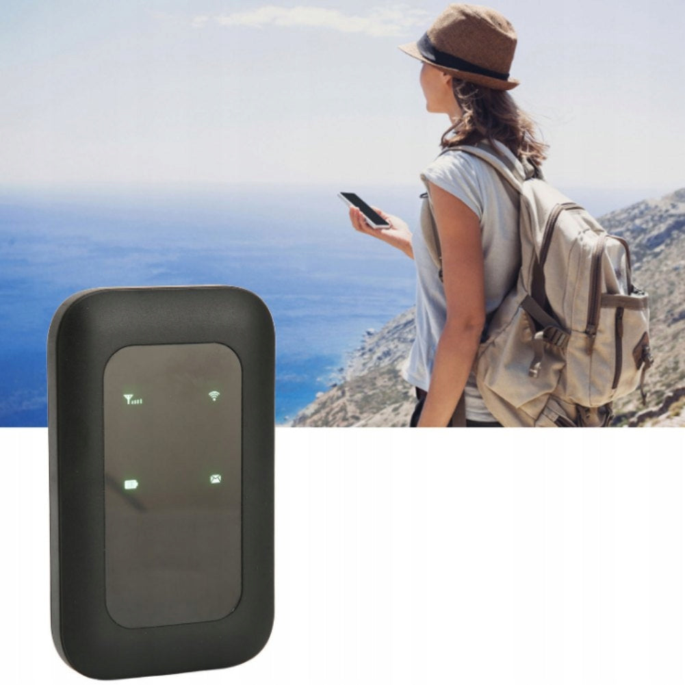 PORTABLE MOBILE MODEM ROUTER 4G LTE FOR SIM CARD 802.11 B G N BLACK Packaging status original
