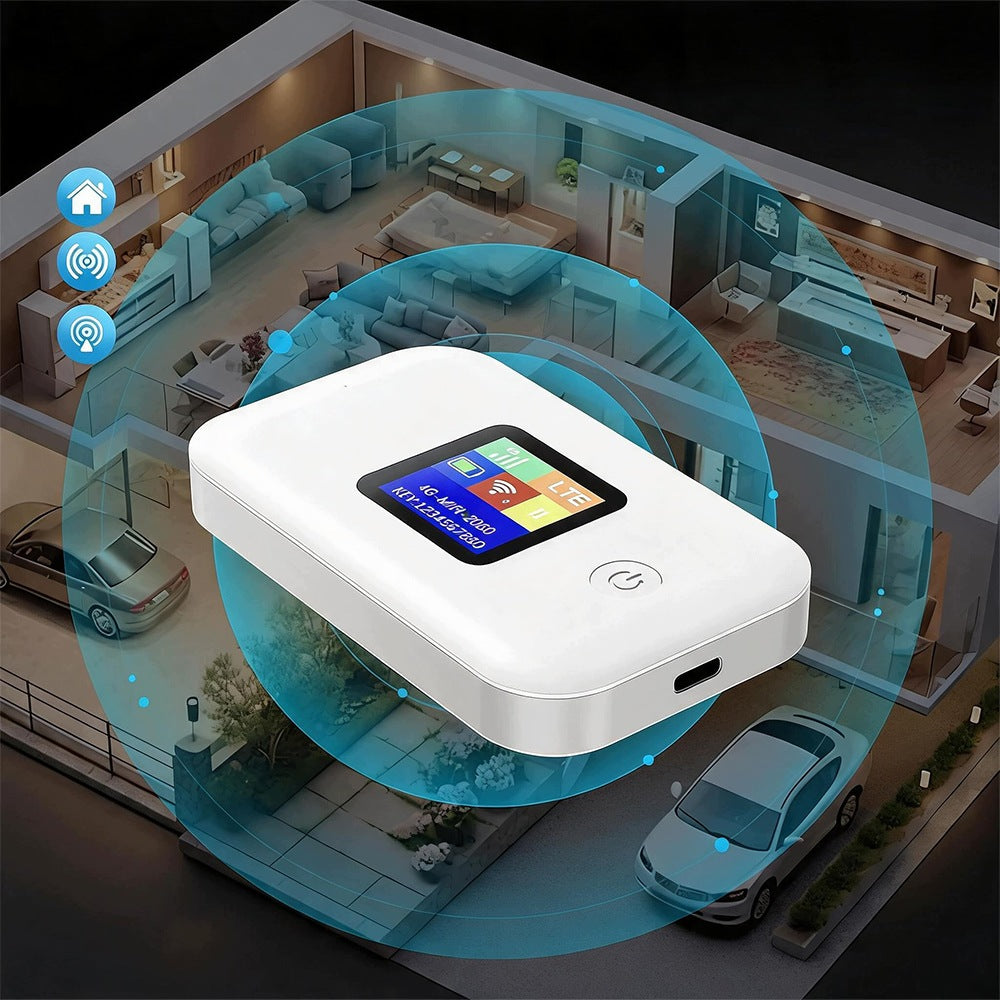 PORTABLE MOBILE ROUTER 4G 150MBPS LTE WIFI SIM PLAY WIRELESS 3000MAH Packaging status original