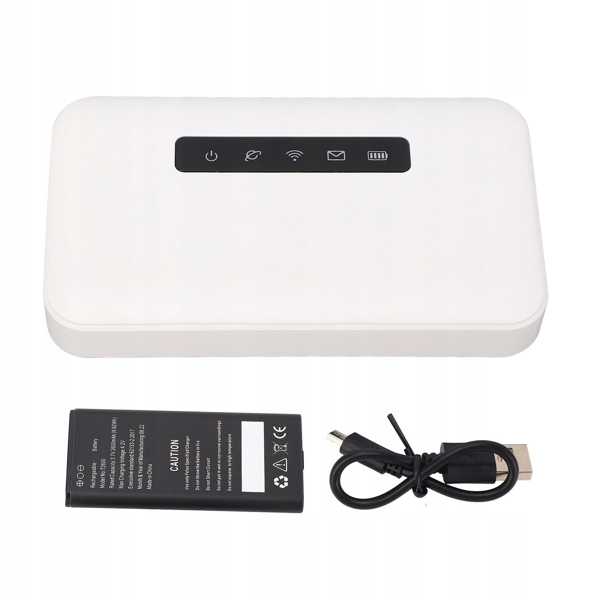 PORTABLE MOBILE ROUTER MODEM WITH BATTERY FOR SIM CARD 4G LTE WIFI 300MBPS