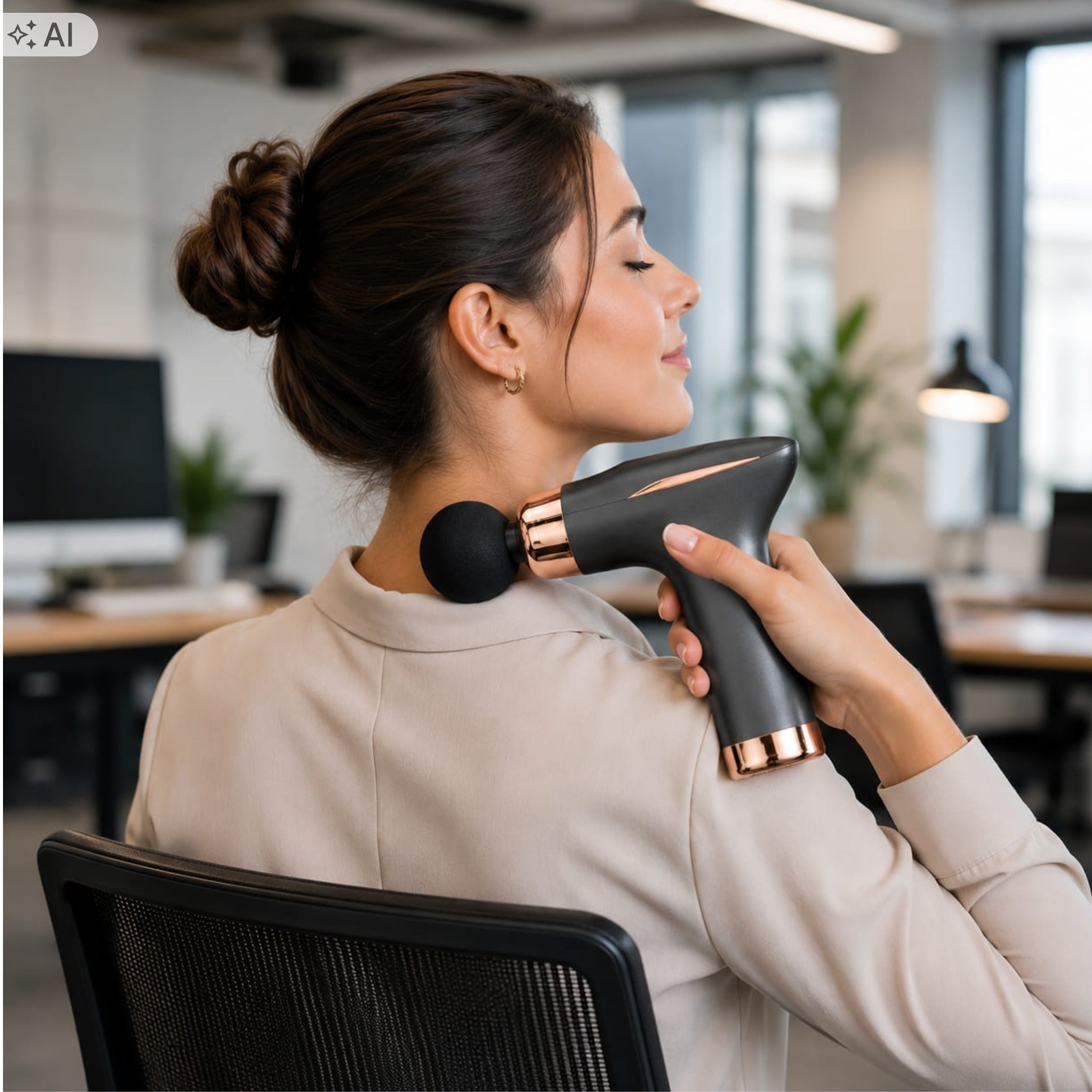 PORTABLE NECK MASSAGER 4D WIRELESS SMART TOUCH ANTI-CELLULITE Packaging status original