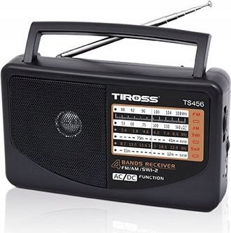 PORTABLE Network Radio R20 FM AM SW Tiross Headphone connector - quality!