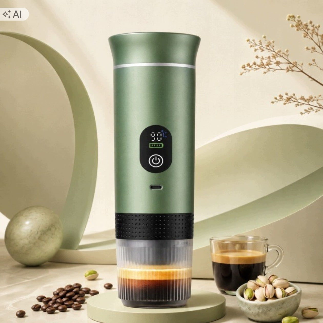 PORTABLE PRESSURE COFFEE EXPRESS 3in1 TOURIST TRAVEL AUTOMATIC Manufacturer code EKSPRESS DO KAWY CIŚNIENIOWY 3w1 TURYSTYCZNY