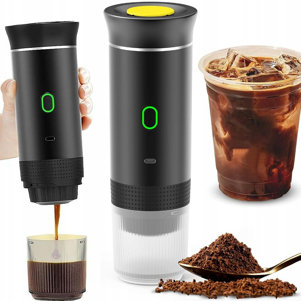 PORTABLE PRESSURE COFFEE MAKER 3IN1 TRAVEL AUTOMATIC