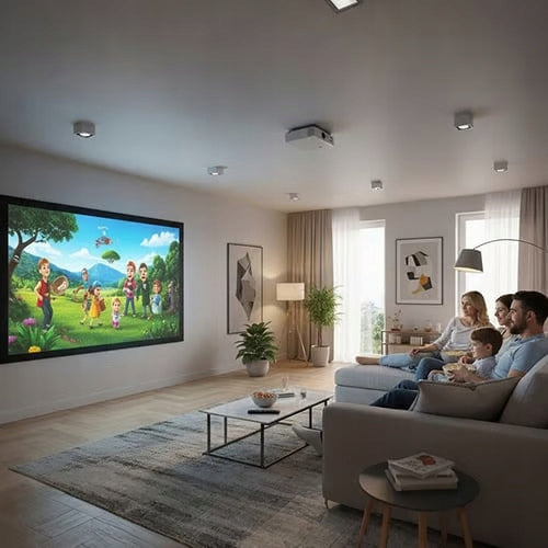 PORTABLE PROJECTOR PROJECTION SCREEN, 120 INCH 16:9 Manufacturer code 3831127641219