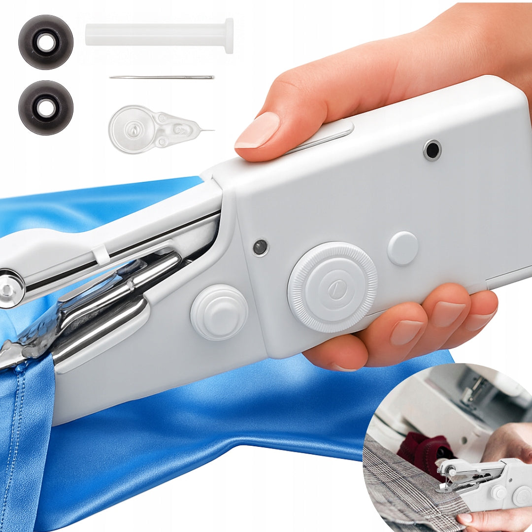 PORTABLE SEWING MACHINE HANDY STITCH ELECTRIC HAND MINI FOR CLOTHES Manufacturer code E138-1