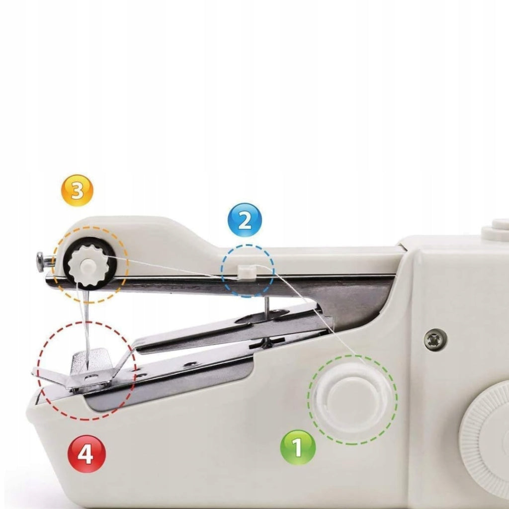 PORTABLE SEWING MACHINE HANDY STITCH ELECTRIC HAND MINI FOR CLOTHES Model E138-1