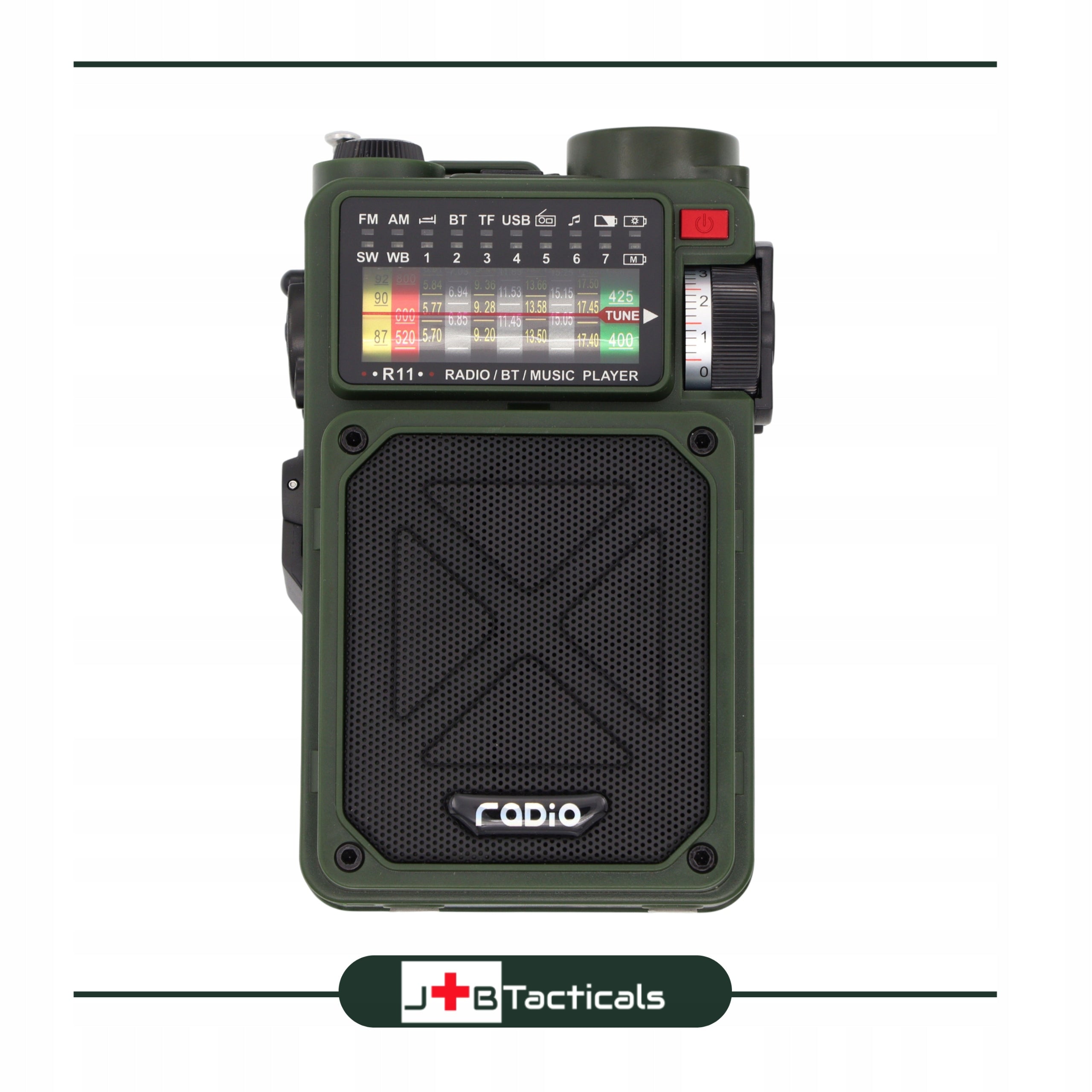 PORTABLE SOLAR RADIO EMERGENCY KITCHEN CRANK DYNAMO FLASHLIGHT SOS 4000mAh Packaging status original
