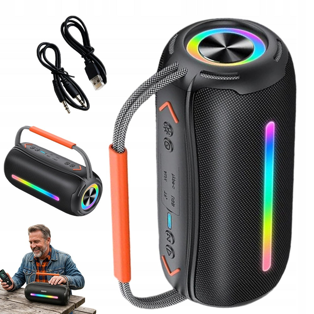 PORTABLE SPEAKER 20W BLUETOOTH 5.4 IPX6 RGB BASS DSP 2400MAH