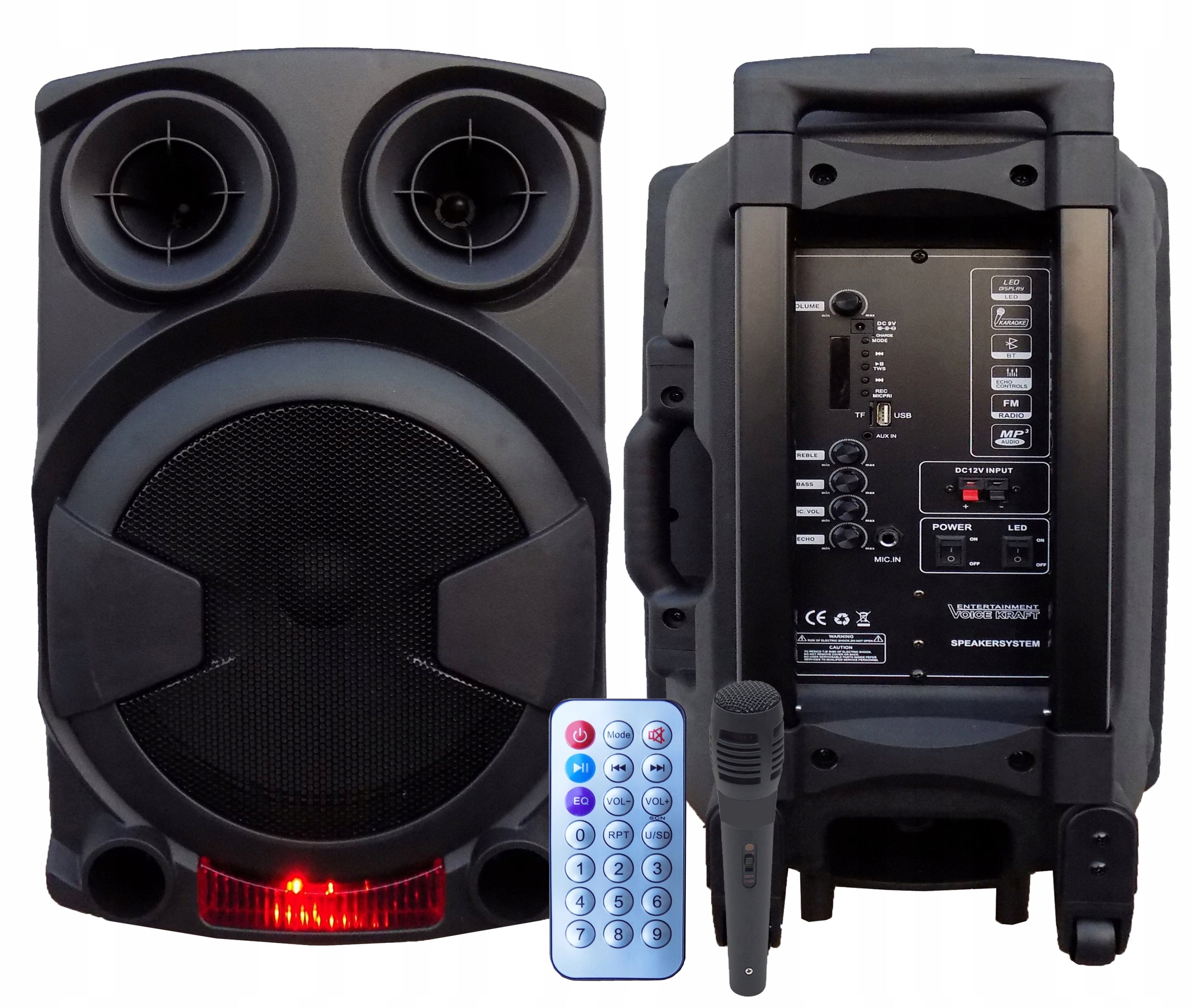 PORTABLE SPEAKER BLUETOOTH KARAOKE SPEAKER STRONG