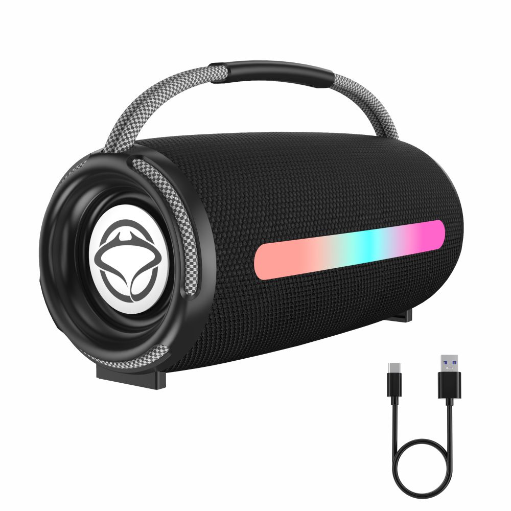 PORTABLE SPEAKER BT MANTA SPK140GO-BK Superbass Brand Manta