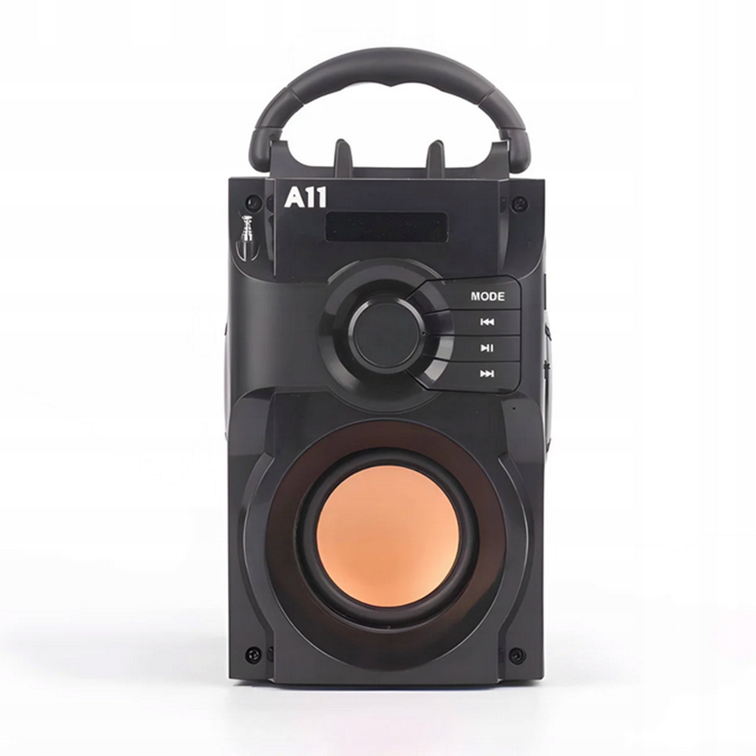 PORTABLE SPEAKER FORTRADE WIRELESS BOOMBOX BLACK USB MICROSD BASS Brand no brand