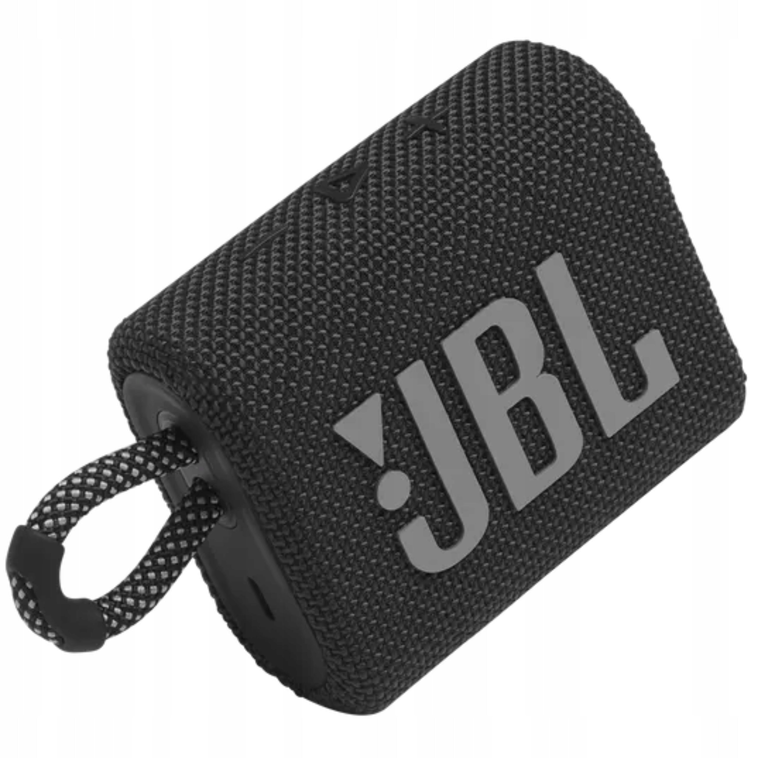 PORTABLE SPEAKER JBL GO 3 WIRELESS BLUETOOTH 4,2 IN BLACK Manufacturer code 4894165429938