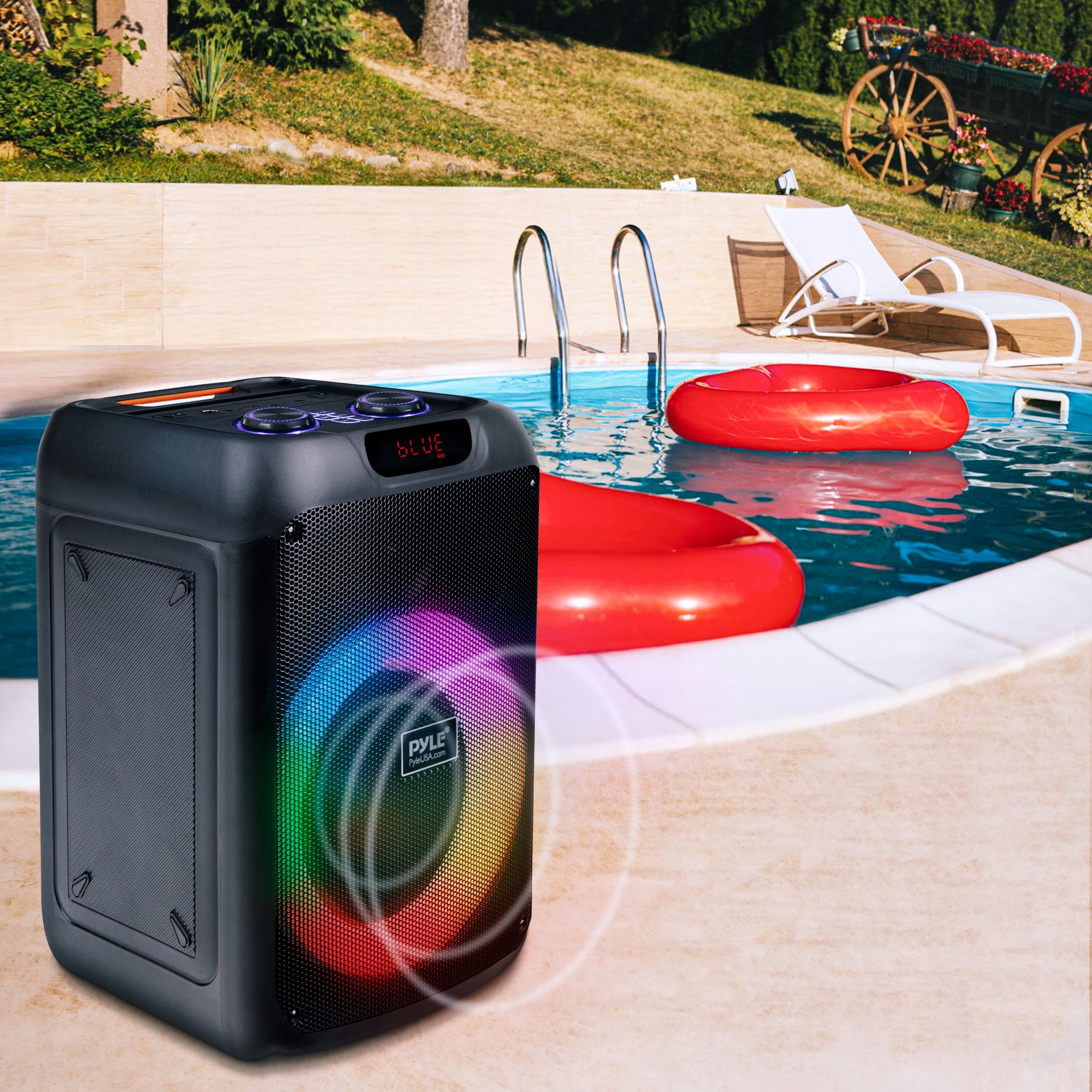 PORTABLE SPEAKER LED FUNCTION BLUETOOTH BAG REMOTE CONTROL PARTYBOX Packaging status original