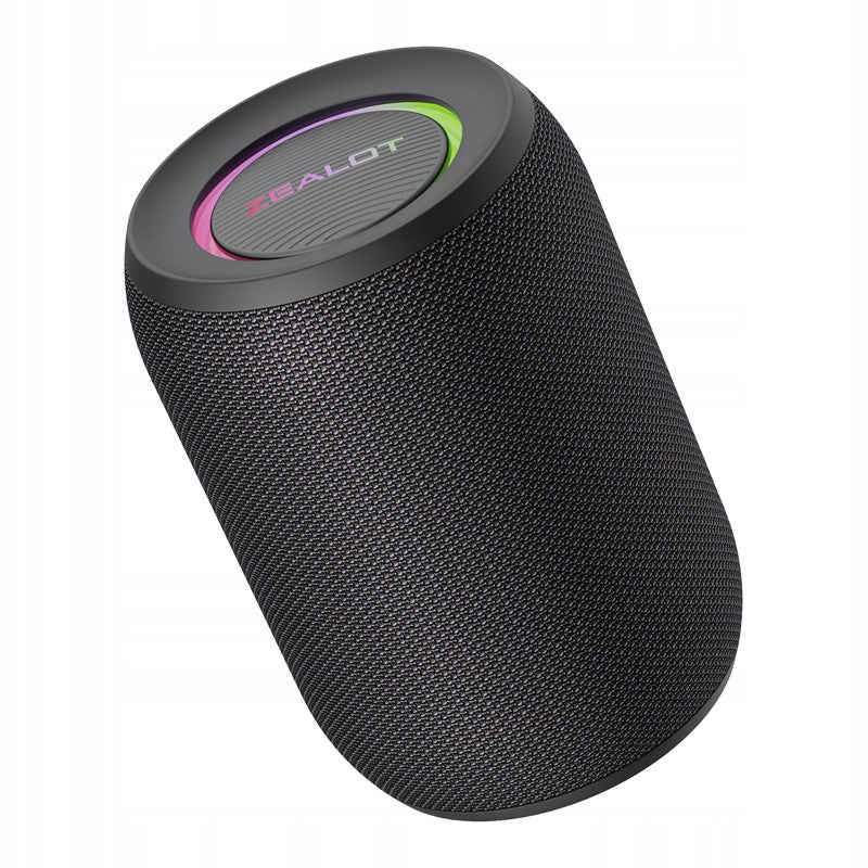 PORTABLE SPEAKER RGB BLUETOOTH 5.2 WATERPROOF WIRELESS AUX TWS 15W