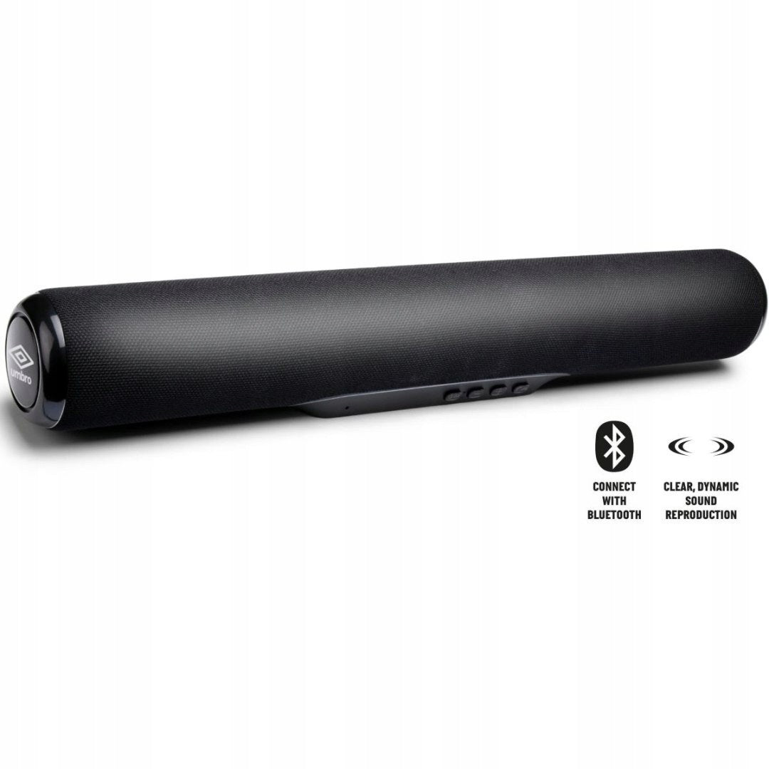 PORTABLE SPEAKER UMBRO BLUETOOTH SPEAKER BAR BLACK 14 IN