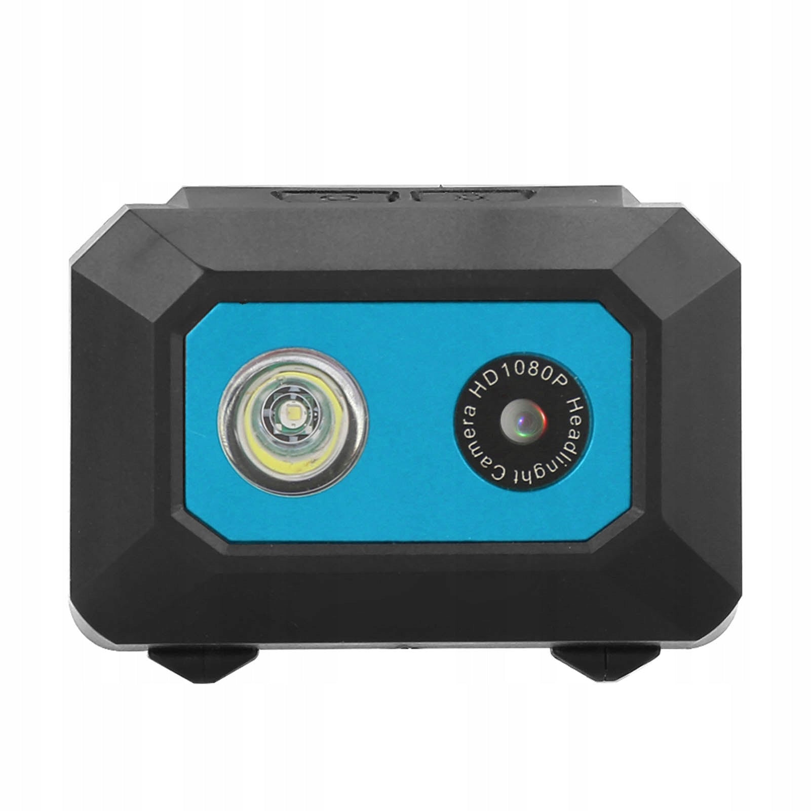 PORTABLE SPORTS CAMERA 1080P LED HEAD BRACES HELMET BLUE