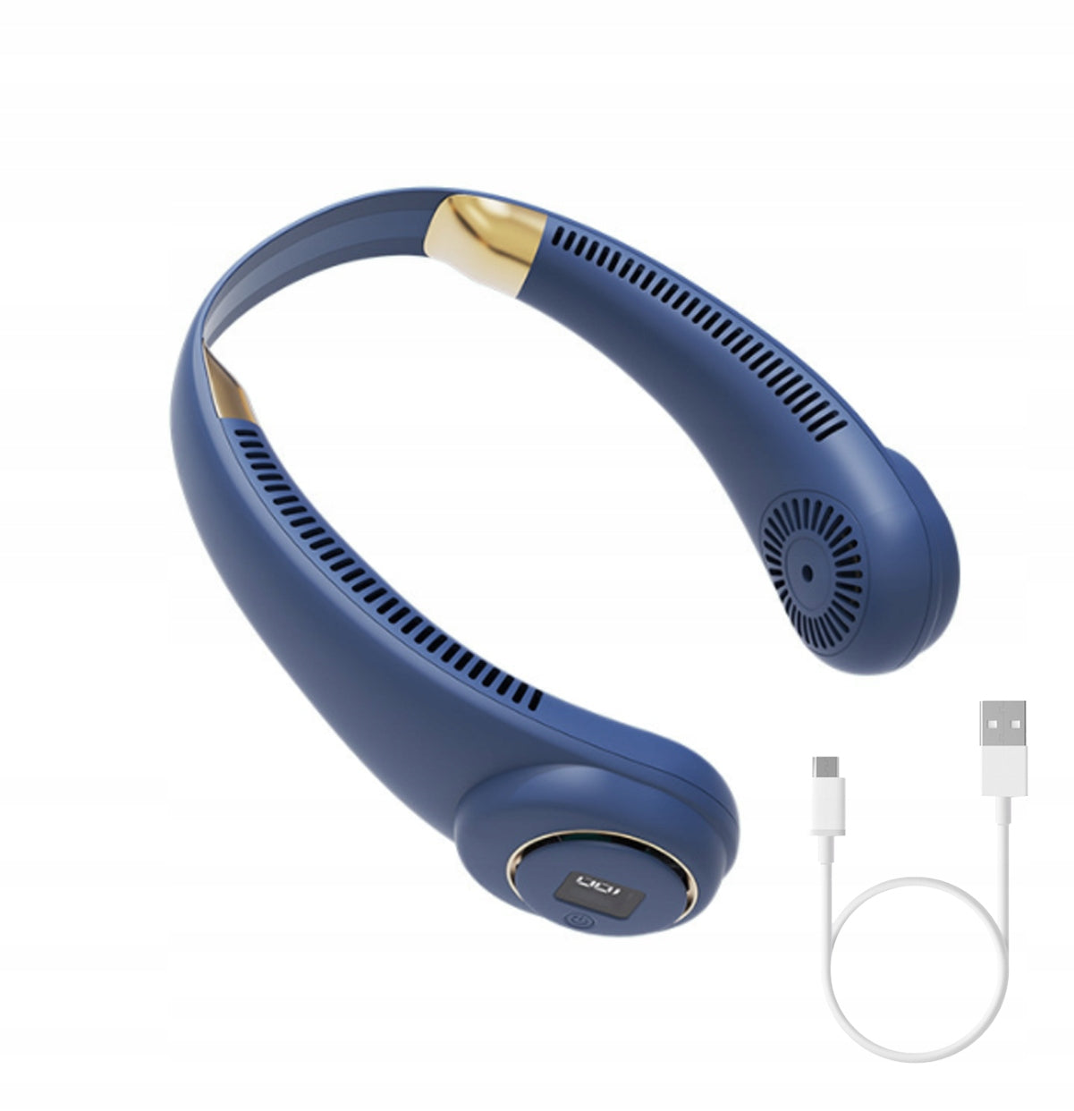 PORTABLE SPORTS FAN NECK FAN USB 2000mAh NEW BATTERY