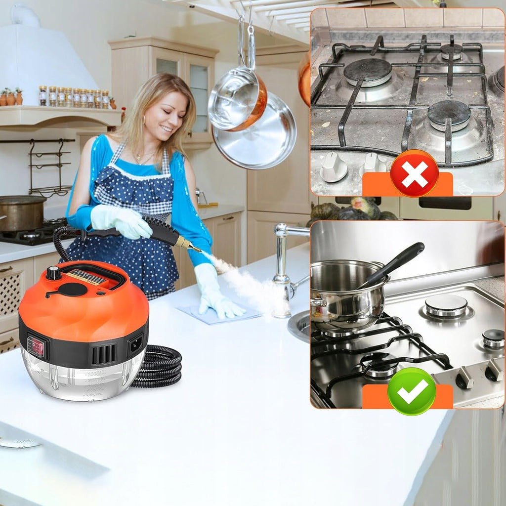 PORTABLE STEAM CLEANER 2500W KITCHEN STEAM VACUUM CLEANER 1000ML 105°C Brand no brand