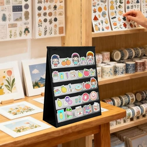 PORTABLE STICKER STAND FOR LARGE STICKERS 10 2CM PORTABLE STAND Manufacturer code Bez marki