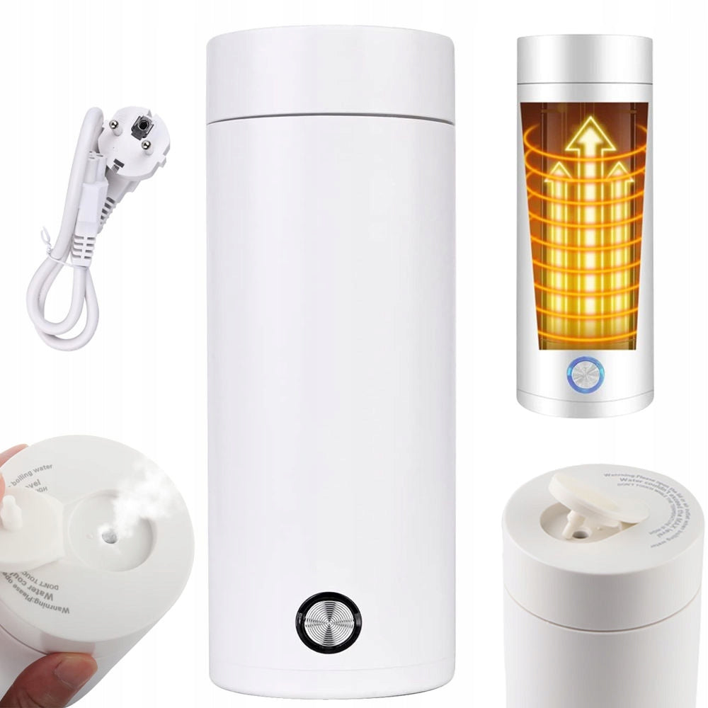 PORTABLE TRAVEL KETTLE , THERMOS, ELECTRIC KETTLE 400ML