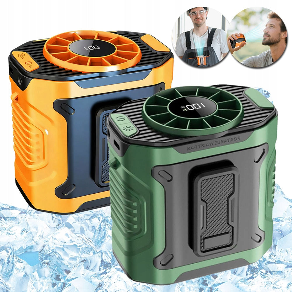 PORTABLE USB FAN FOR CAMPING, FISH, TREKKING, BIKE, OUTDOOR WORK Packaging status original