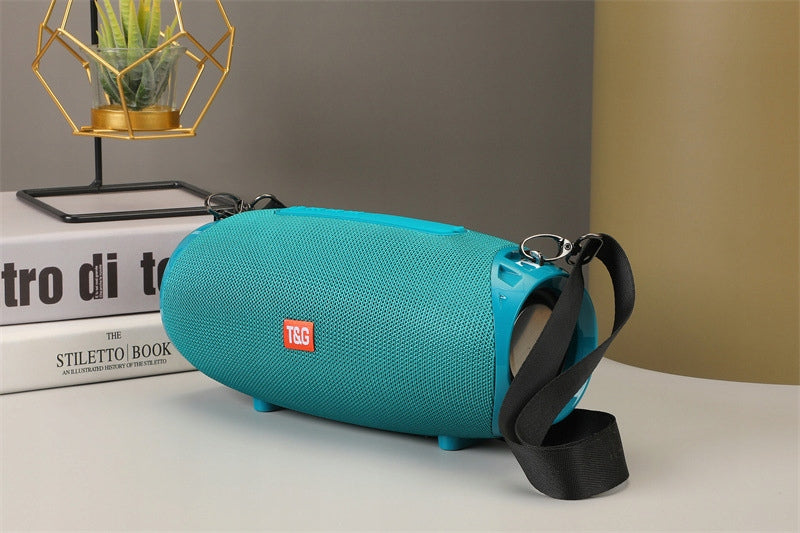 PORTABLE WIRELESS BLUETOOTH SPEAKER FM USB SD AUX BOOMBOX TOWER STRAP Packaging status original